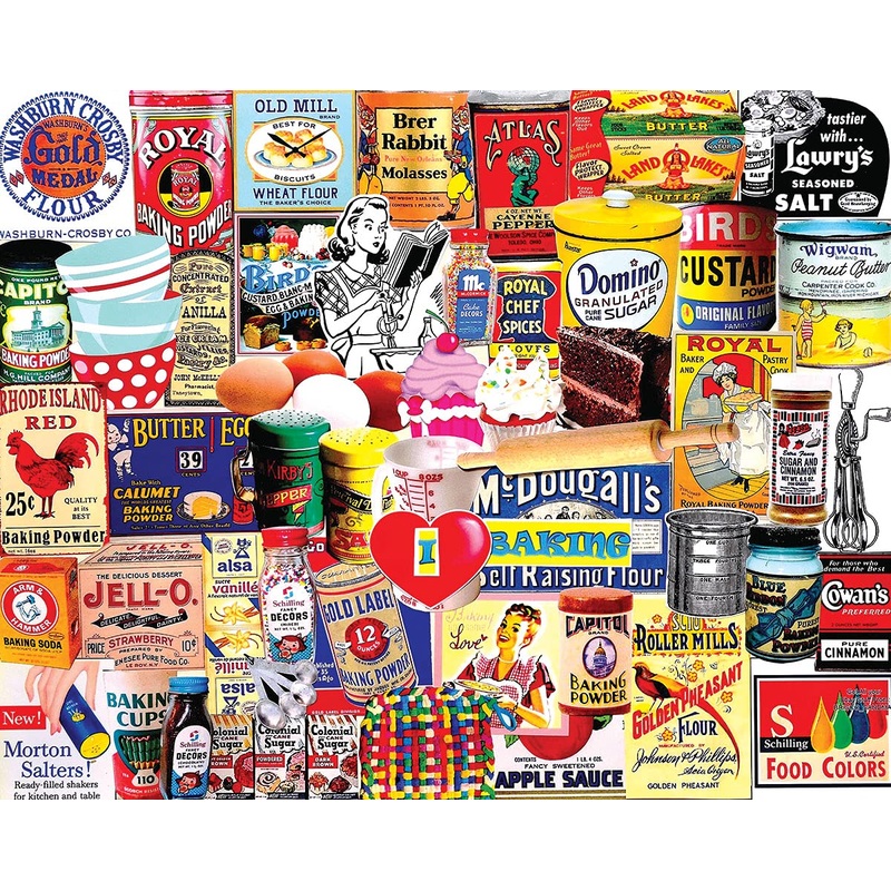 White Mountain Puzzles I Love Baking, 1000 Piece Jigsaw Puzzle