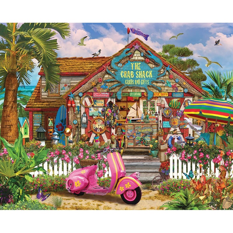 White Mountain Puzzles The Crab Shack, 1000 Piece Jigsaw Puzzle