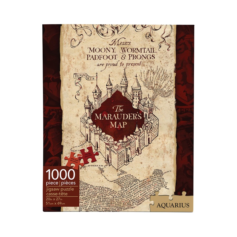 Aquarius Harry Potter Marauders Map 1000 Piece Puzzle