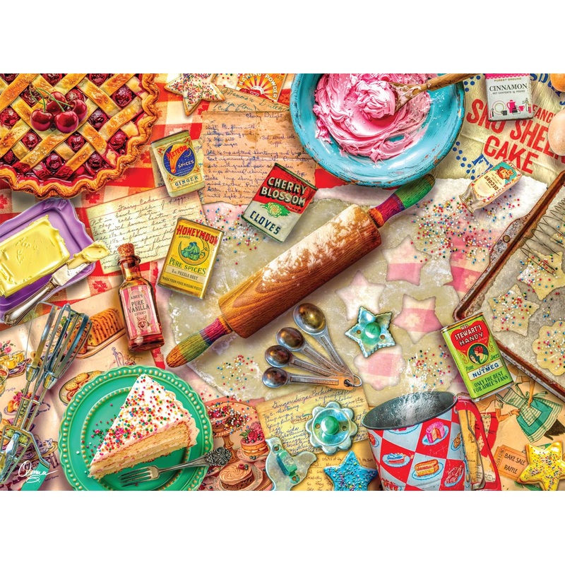 Buffalo Games - Aimee Stewart - The Nostalgic Baker (2024) - 1000 Piece Jigsaw Puzzle For Adults -Challenging Puzzle Perfect For