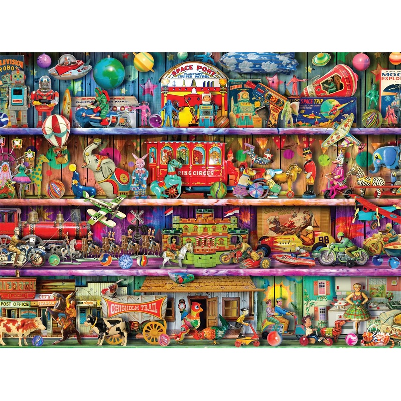 Buffalo Games - Aimee Stewart - Toy Wonderama - 1000 Piece Jigsaw Puzzle For Adults -Challenging Puzzle Perfect For Game Nights