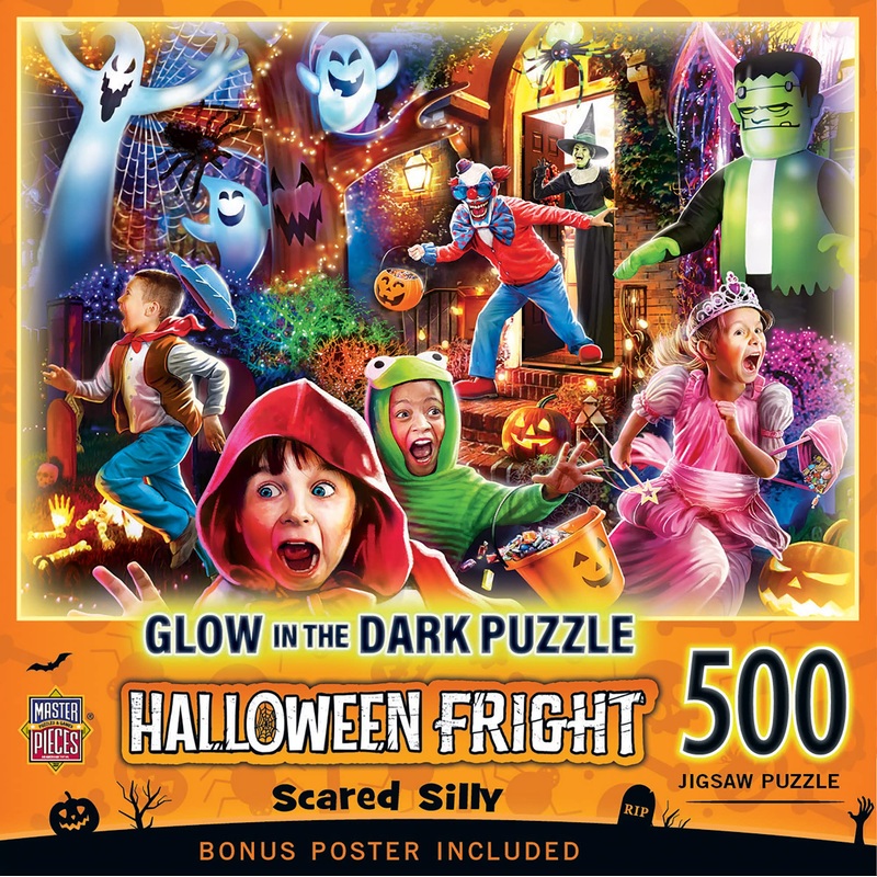 Halloween - Scared Silly 500Pc Glow In The Dark Puzzle