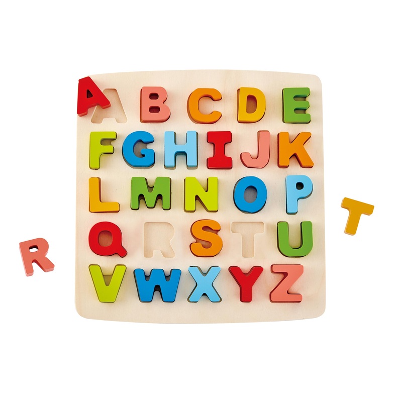 Hape Alphabet Blocks Wooden Learning Puzzle