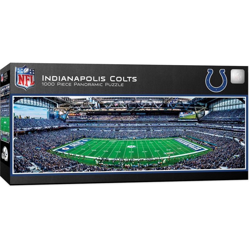 Masterpieces 1000 Piece Sports Jigsaw Puzzle - Nfl Indianapolis Colts Center View Panoramic - 13'X39'