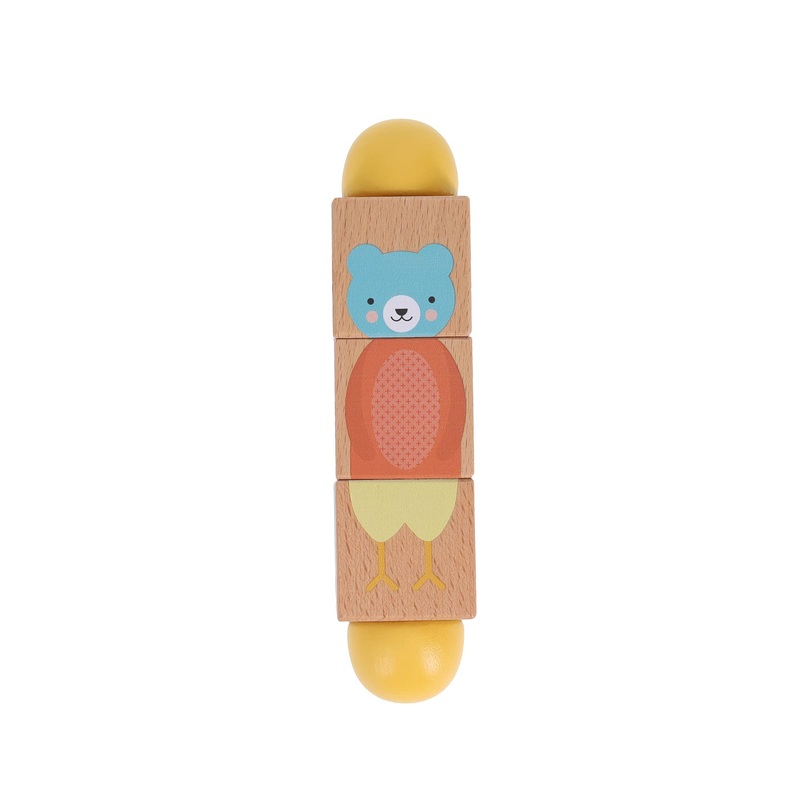 Petit Collage Petit Match-Up Wooden Twist Toy