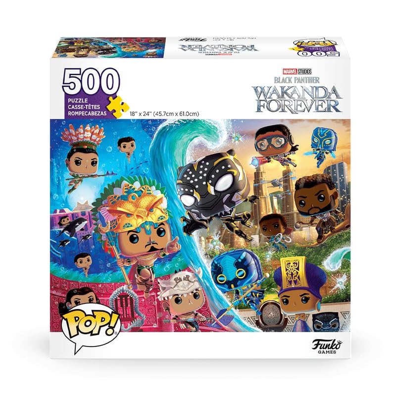 Pop! Black Panther: Wakanda Forever 500 Piece Puzzle