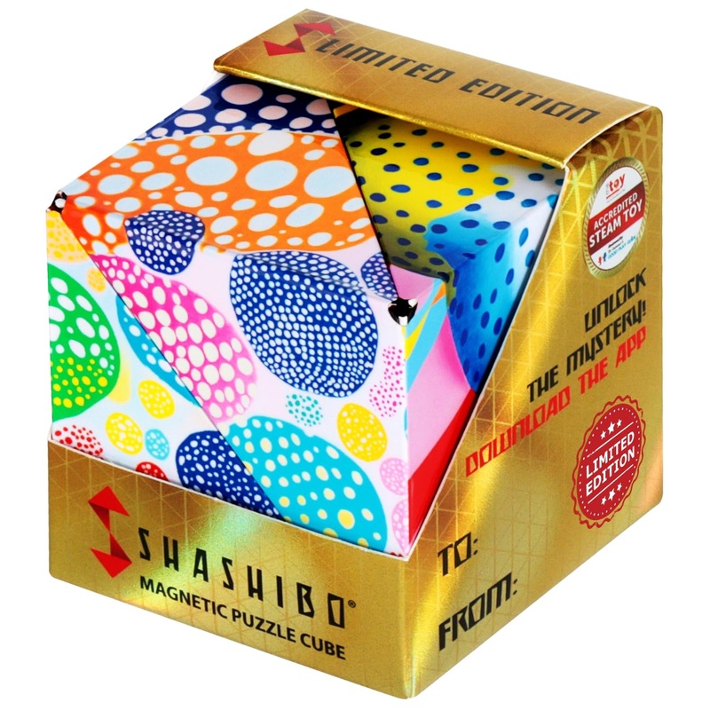 Shashibo Seasonal Easter - Shape Shifting Box - Award-Winning, Patented Magnetic Puzzle Cube W/ 36 Rare Earth Magnets - Fidget T