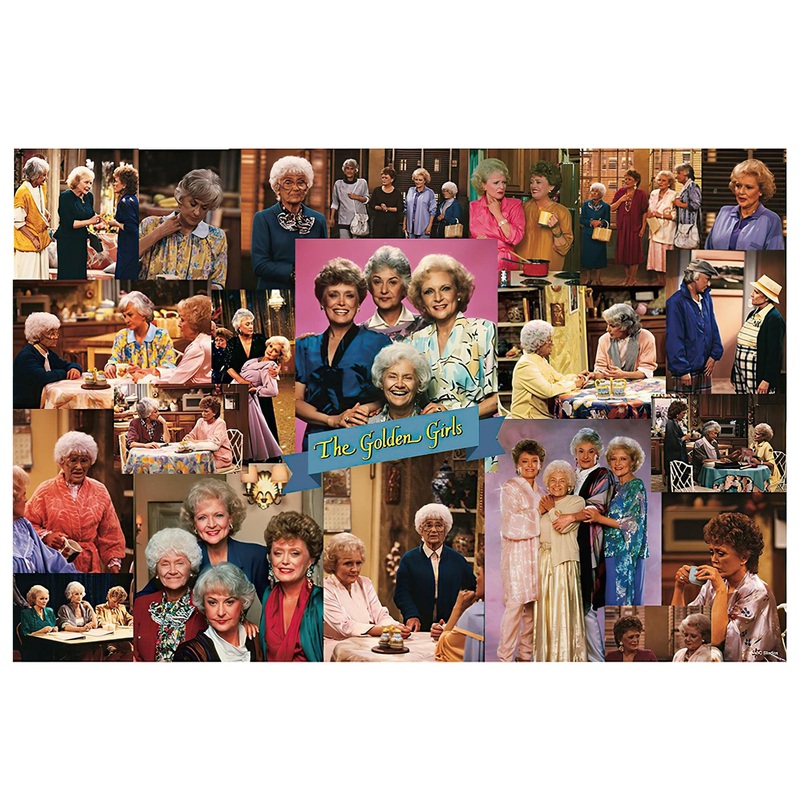 The Golden Girls Collage '80S Puzzle For Adults And Kids | 1000 Piece Jigsaw Puzzle Toy | Fun Interactive Brain Teaser For Family Game Night | 28 X 20 Inches