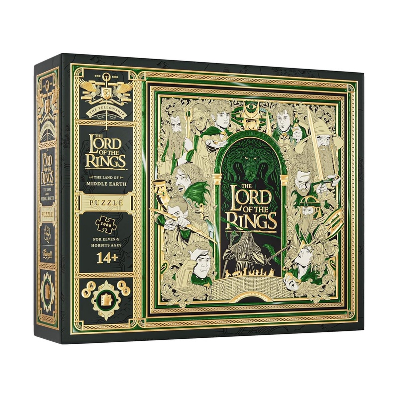 Theory11 Lord Of The Rings Jigsaw Puzzle - 1,000 Piece Jigsaw Puzzle - Officially Licensed Lord Of The Rings Merchandise & Colle