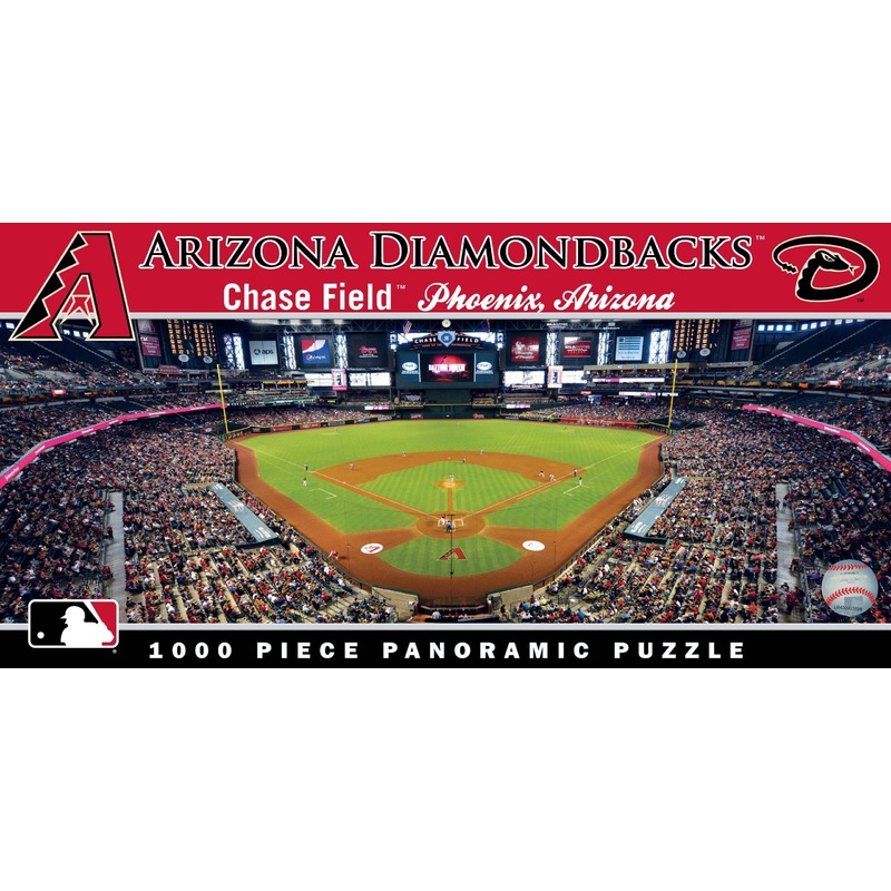 Masterpieces Mlb Arizona Diamondbacks Stadium Panoramic Jigsaw Puzzle, Chase Field, Phoenix , 1000 Pieces