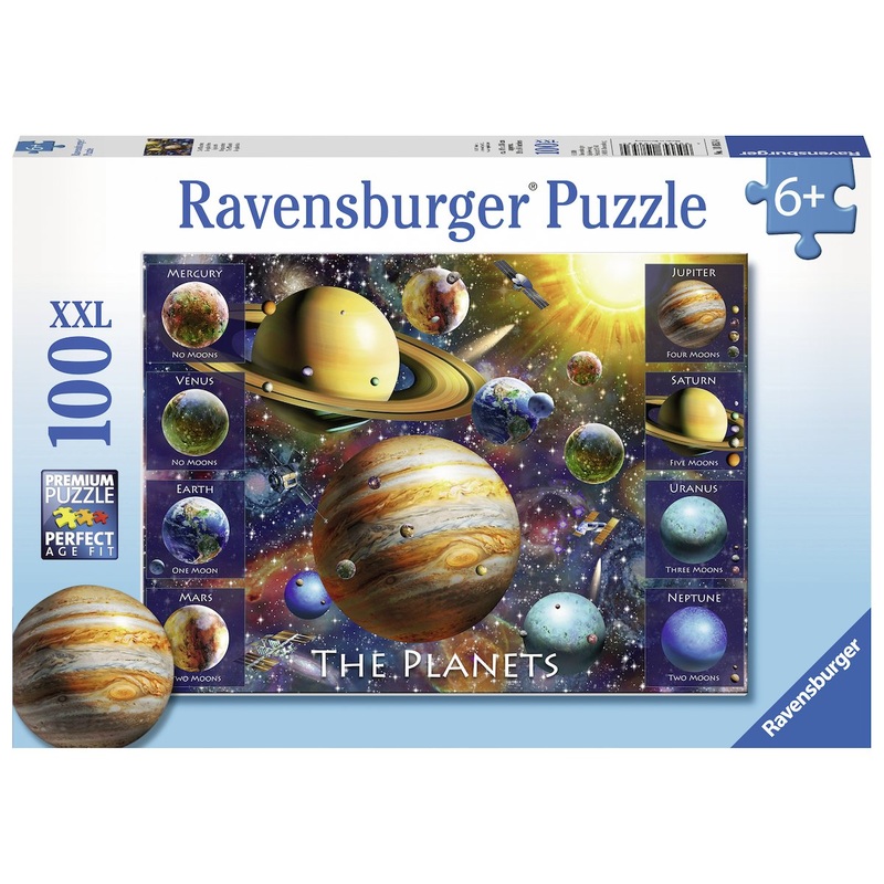 Ravensburger 108534 The Planets Jigsaw Puzzles, Blue