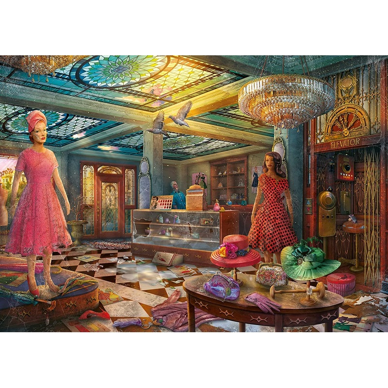 Ravensburger Abandoned Series: Deserted Department Store Jigsaw Puzzle - 1000 Unique Pieces | Softclick Technology Engaging Imagery For Adults And Kids | Enhanced Durability