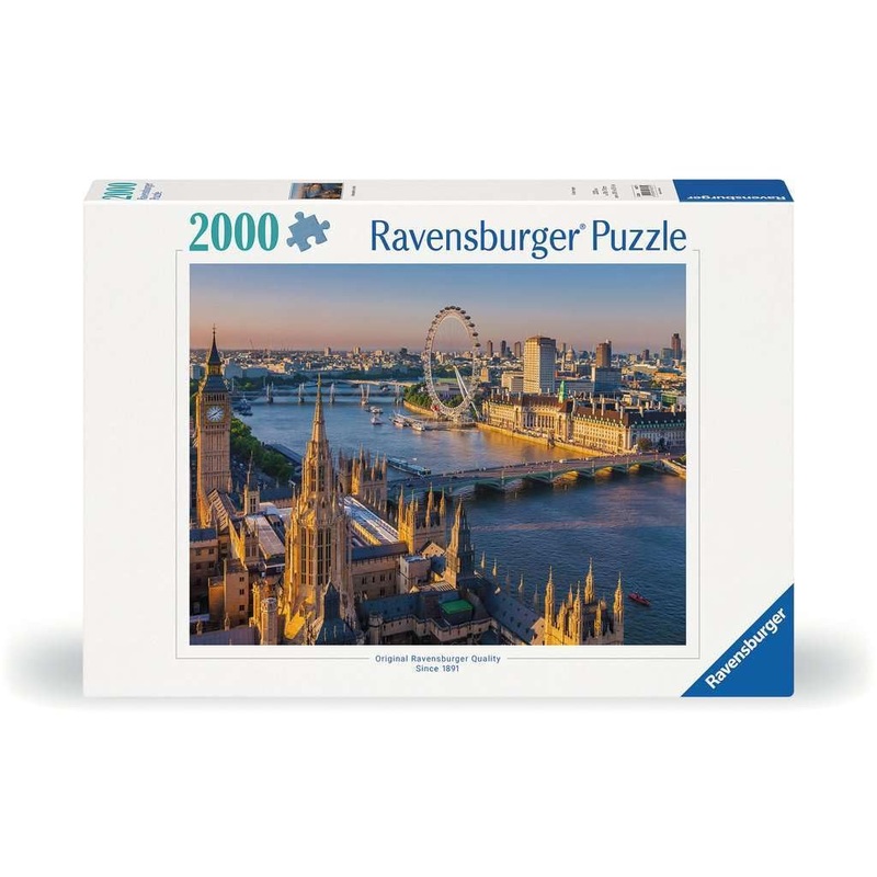 Ravensburger Atmospheric London 2000 Piece Jigsaw Puzzle For Adults | Unique, Pieces | Anti-Glare Surface | Fsc Certified, Eco-Friendly | Amazon Exclusive