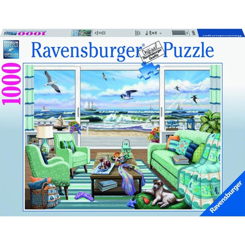Ravensburger Beachfront Getaway 1000 Piece Jigsaw Puzzle For Adults - 16817 - Every Piece Is Unique, Softclick Technology Means Pieces Fit Together Perfectly