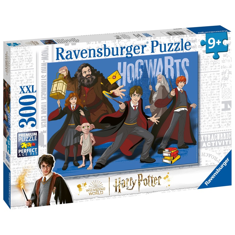 Ravensburger - Children'S Jigsaw Puzzle - 300 Pieces Xxl Puzzle - Harry Potter At Hogwarts School Of Magic - Ages 9 And Up Puzzle - Thick And Durable Cardboard - Magic - 13365