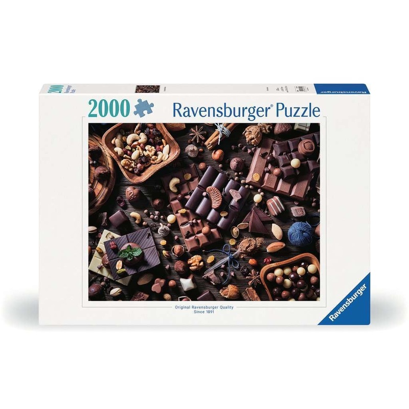 Ravensburger Chocolate Paradise Jigsaw Puzzle  2000 Pieces | Unique Softclick Technology | Vibrant, Glare-Free Imagery | Ideal For Adults & Puzzle Enthusiasts