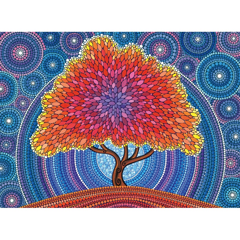 Ravensburger Color Your World Series: Tree Of Life 500 Piece Jigsaw Puzzle For Adults - 80686 - Handcrafted Tooling, Made In Germany, Every Piece Fits Together Perfectly