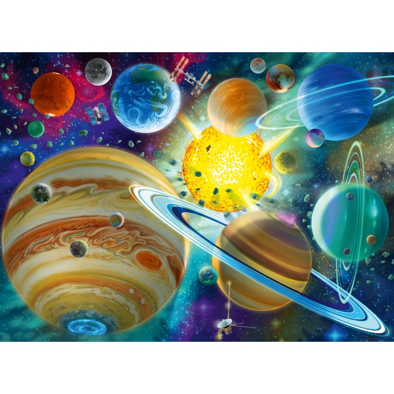 Ravensburger Cosmic Connection - 150 Piece Jigsaw Puzzle For Kids | Educational And Fun | Durable, Large Pieces | Vibrant, Glare-Free Colors | Fsc Certified