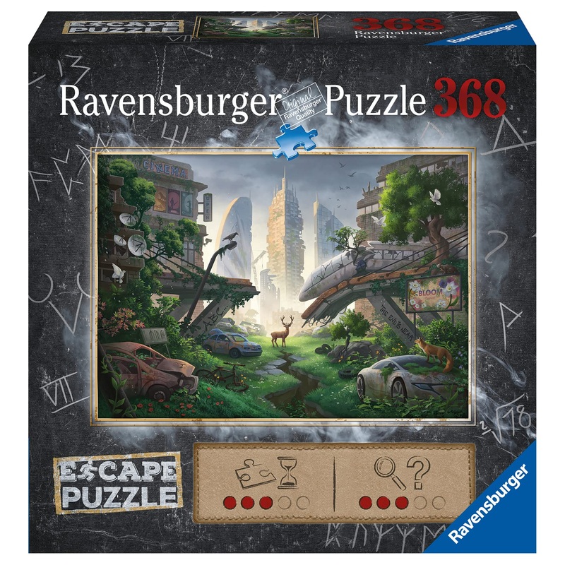 Ravensburger Escape: Desolated City 368 Piece Jigsaw Puzzle For Adults - 17279 - An Escape Room Experience In Puzzle Form
