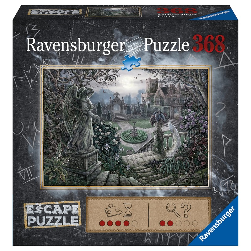 Ravensburger Escape: Midnight In The Garden 368 Piece Jigsaw Puzzle For Adults - An Immersive Puzzle Game Experience | Fsc-Certified | Ideal For Ages 14+ | Perfect For Group Activity