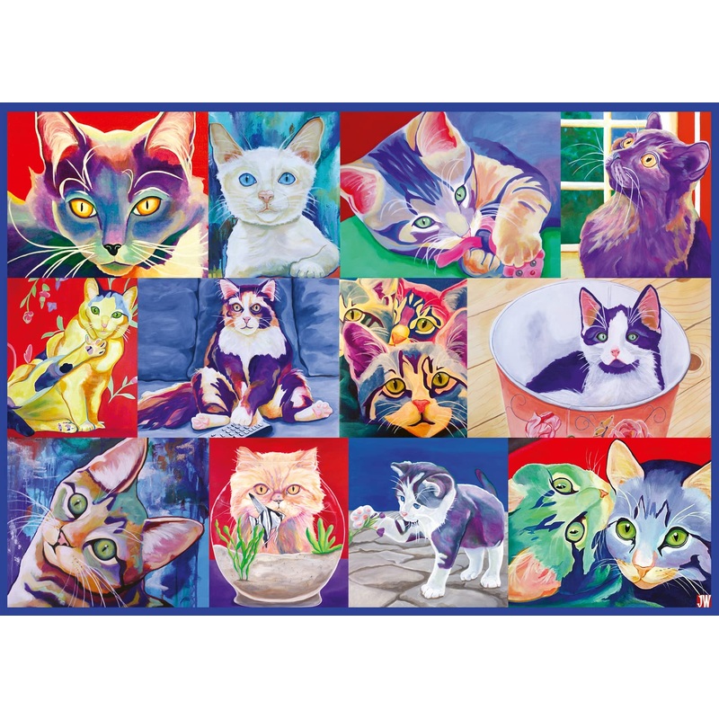 Ravensburger Hello Kitty Kat 500 Piece Large Format Jigsaw Puzzle For Adults - 16938 - Every Piece Is Unique, Softclick Technology Means Pieces Fit Together Perfectly
