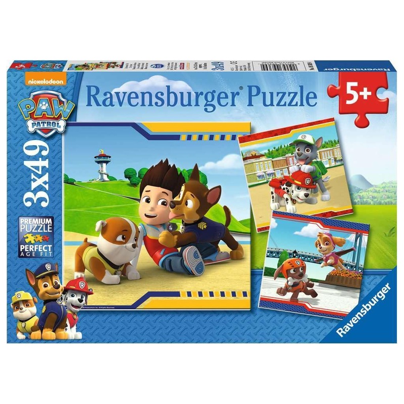 Ravensburger Hero With Fur Jigsaw Puzzle (3 X 49 Piece)