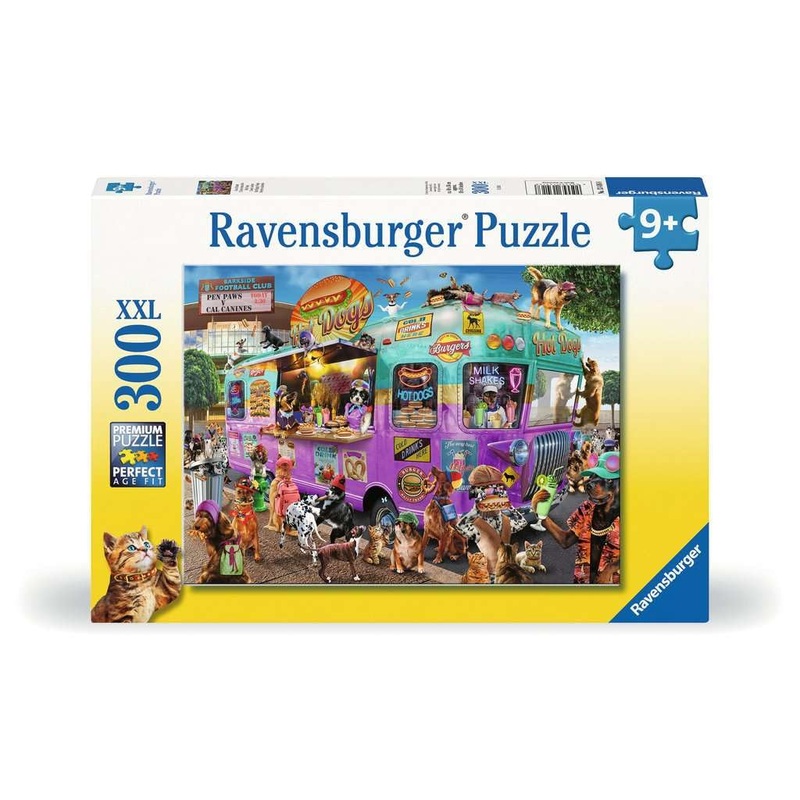 Ravensburger Hot Diggity Dogs 300 Xxl Piece Jigsaw Puzzle For Kids - Every Piece Is Unique, Pieces Fit Together Perfectly