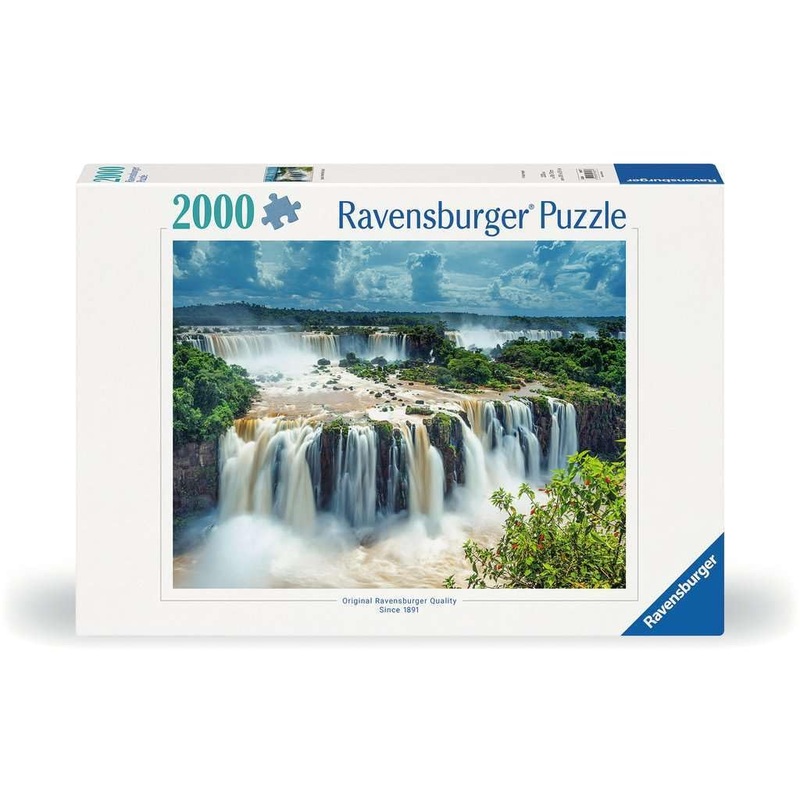 Ravensburger Iguazu Falls, Brazil 2000 Piece Jigsaw Puzzle For Adults | Unique, Pieces | Anti-Glare Surface | Fsc Certified, Eco-Friendly | Amazon Exclusive