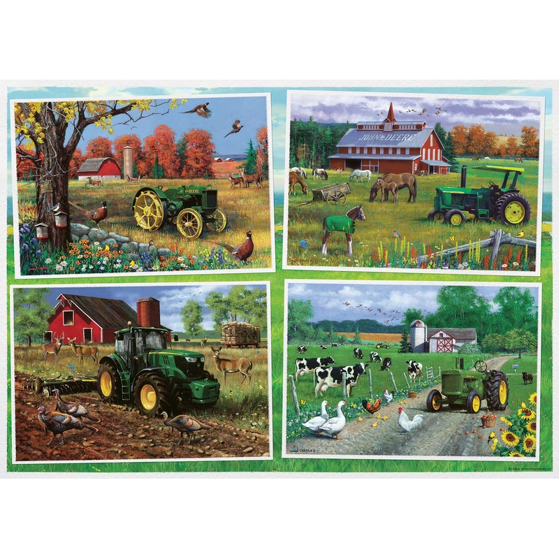 Ravensburger John Deere Classic - 500 Piece Large Format Jigsaw Puzzle | Unique Softclick Technology | Stunning Imagery | Sustainable Materials | Ideal For All Ages