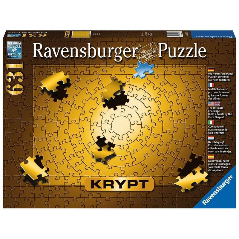 Ravensburger Krypt Gold 631 Piece Jigsaw Puzzle For Adults - 15152 - Every Piece Is Unique, Softclick Technology Means Pieces Fit Together Perfectly