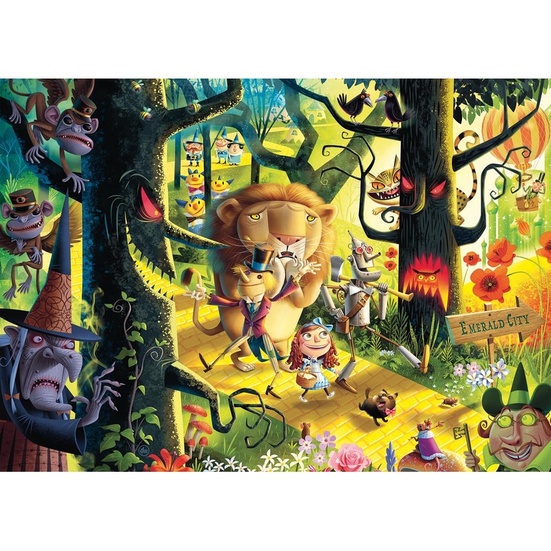 Ravensburger Lions, Tigers & Bears, Oh My! | 1000 Piece Jigsaw Puzzle For Adults | Unique Softclick Technology | Vibrant And Glare-Free Imagery | Crafted With Sustainability In Mind