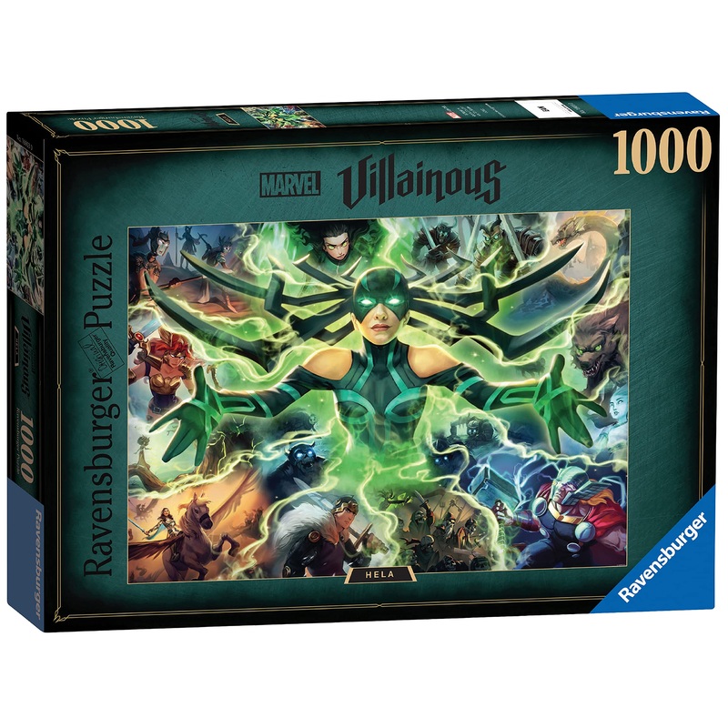 Ravensburger Marvel Villainous: Hela 1000 Piece Jigsaw Puzzle For Adults - 16903 - Every Piece Is Unique, Softclick Technology Means Pieces Fit Together Perfectly