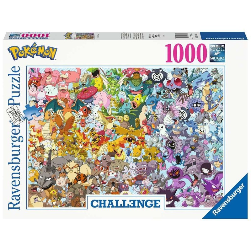 Ravensburger Pokmon 1000 Piece Challenge Jigsaw Puzzle For Adults And Kids Age 12 Years Up