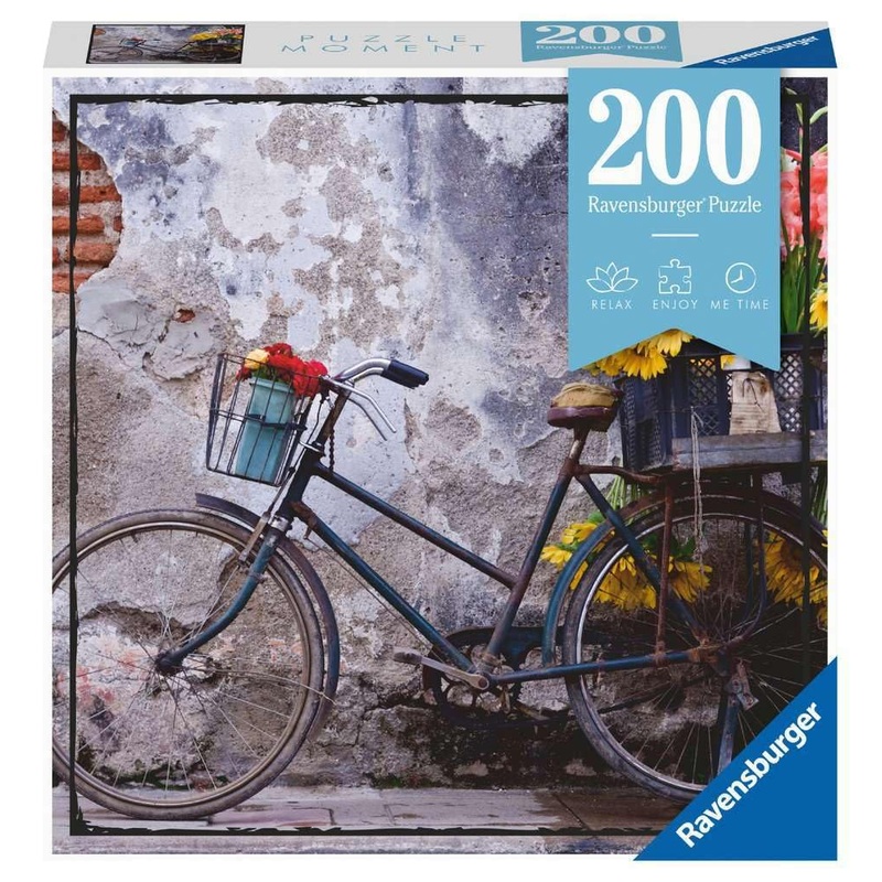 Ravensburger Puzzle Moment: Bicycle | 200-Piece Premium Jigsaw Puzzle For Adults And Kids | Unique Softclick Technology Ensures Vibrant, Matte Finish With Long-Lasting Quality