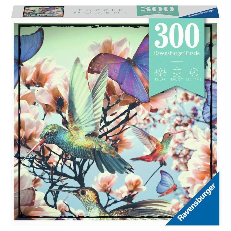 Ravensburger Puzzle Moment: Hummingbird - 300 Piece Jigsaw Puzzle For Adults | Unique Softclick Technology | Vibrant Imagery | Perfect For Relaxation | Ideal Gift Item