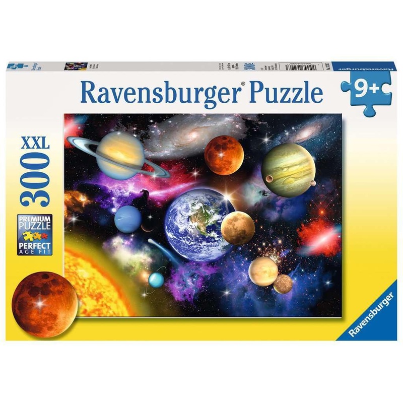 Ravensburger Solar System - Engaging 300 Piece Jigsaw Puzzle For Kids | Unique Piece Design | Fine Linen-Textured Paper | Anti-Glare Surface | Enhances Concentration & Creativity