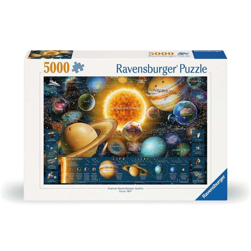 Ravensburger Space Odyssey Jigsaw Puzzle - 5000 Piece Adventure For Adults | Expert Craftsmanship | Stellar Artwork | Educational And Fun | Ideal For Family Bonding