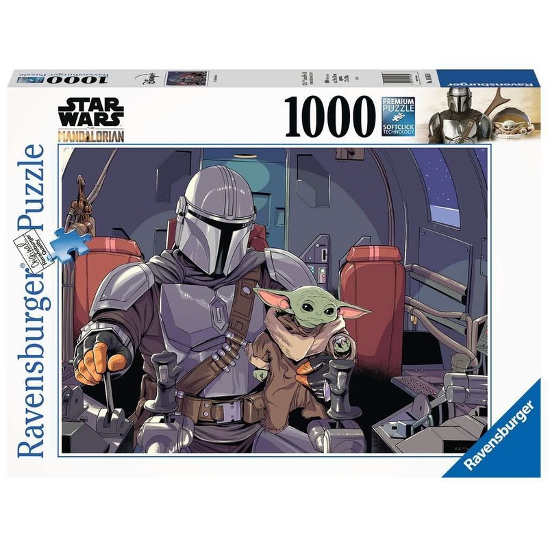 Ravensburger Star Wars The Mandalorian 1000 Piece Jigsaw Puzzle For Adults - 16565 - Every Piece Is Unique, Softclick Technology Means Pieces Fit Together Perfectly