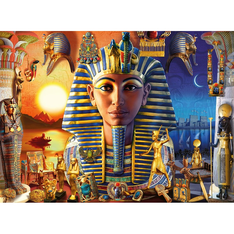 Ravensburger The Pharaoh'S Legacy 300 Piece Xxl Jigsaw Puzzle | Engaging Ancient Egypt Theme | Age-Appropriate Challenge For Kids | Robust, Glare-Free Pieces | Ideal Gift For Puzzle Lovers