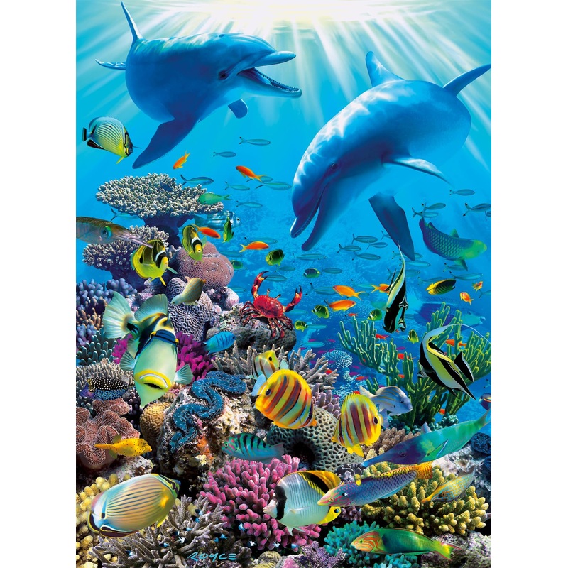 Ravensburger Underwater Adventure 300 Piece Xxl Jigsaw Puzzle For Kids | Unique Piece Design | Enhances Concentration & Creativity | Fsc Certified Eco-Friendly Toy