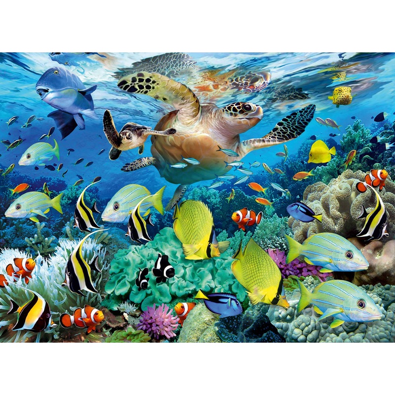 Ravensburger Underwater Paradise Jigsaw Puzzle - 150 Unique Pieces | Engaging And Educational Toy And Anti-Glare Surface | Ideal Gift For Kids | Fsc Certified And Climate Pledge Friendly
