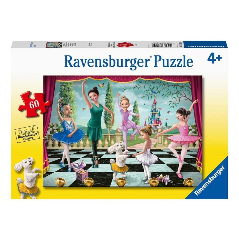 Ravensburger Ballet Rehearsal 60 Piece Jigsaw Puzzle For Kids - 05165 - Every Piece Is Unique, Pieces Fit Together Perfectly