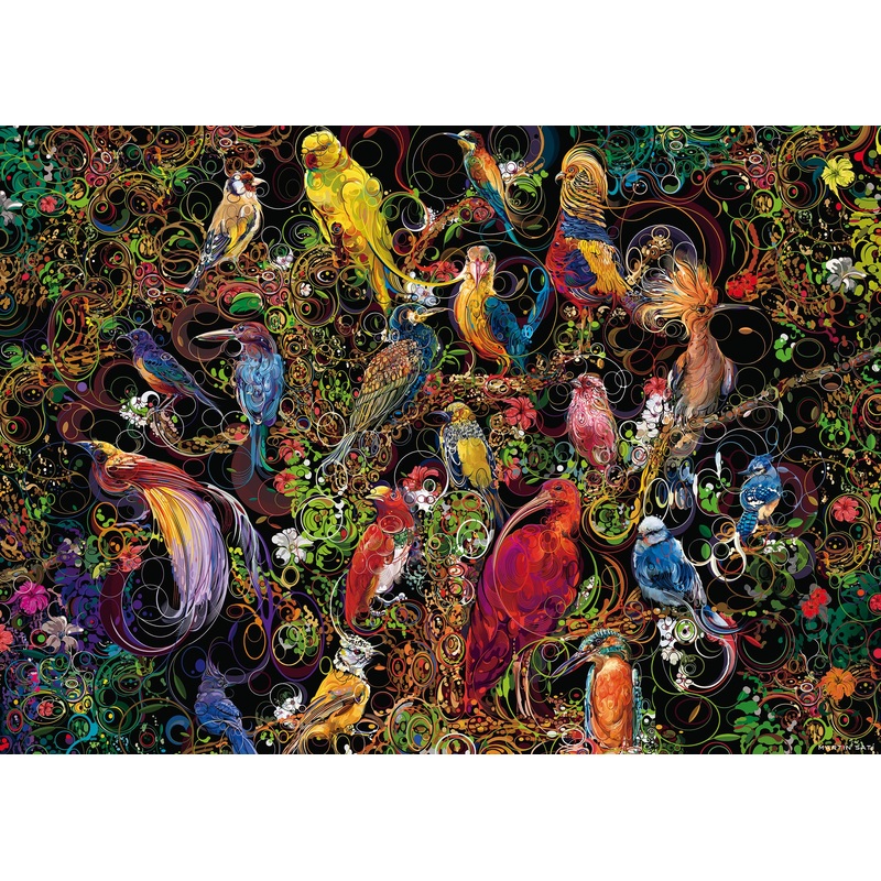 Ravensburger Birds Of Art 1000 Piece Jigsaw Puzzle For Adults - 12000557 - Handcrafted Tooling, Made In Germany, Every Piece Fits Together Perfectly