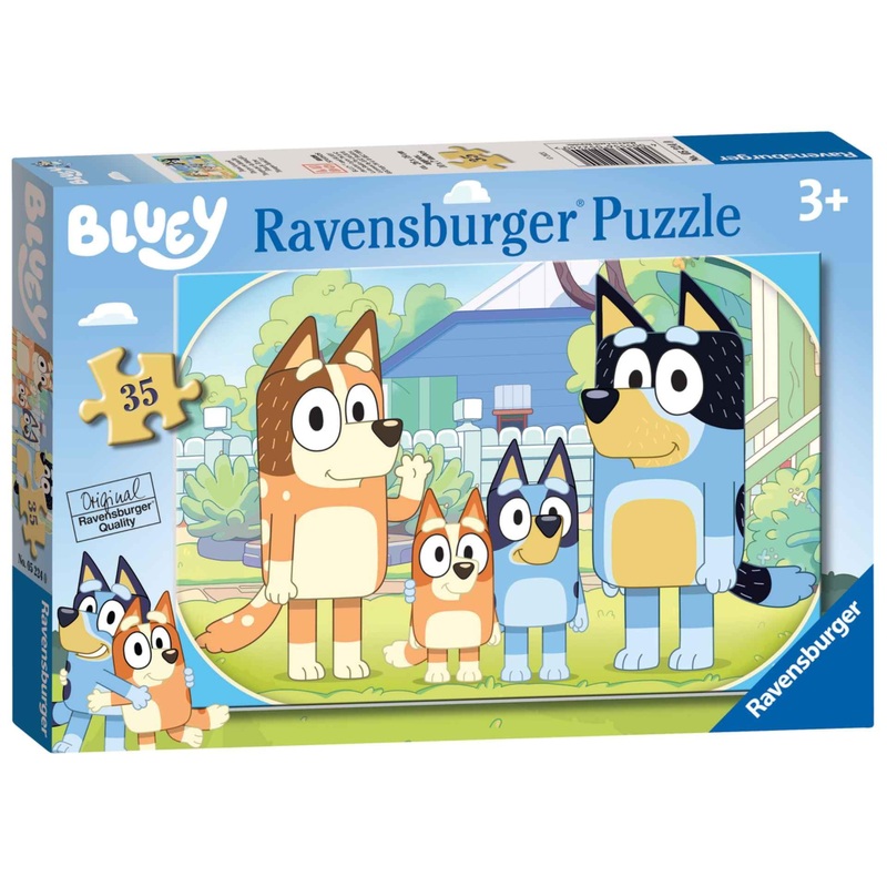 Ravensburger Bluey 35 Piece Jigsaw Puzzle For Kids Age 3 Years Up - Educational Toddler Toys, 26,4 X 18,1 X 0,2 Cm