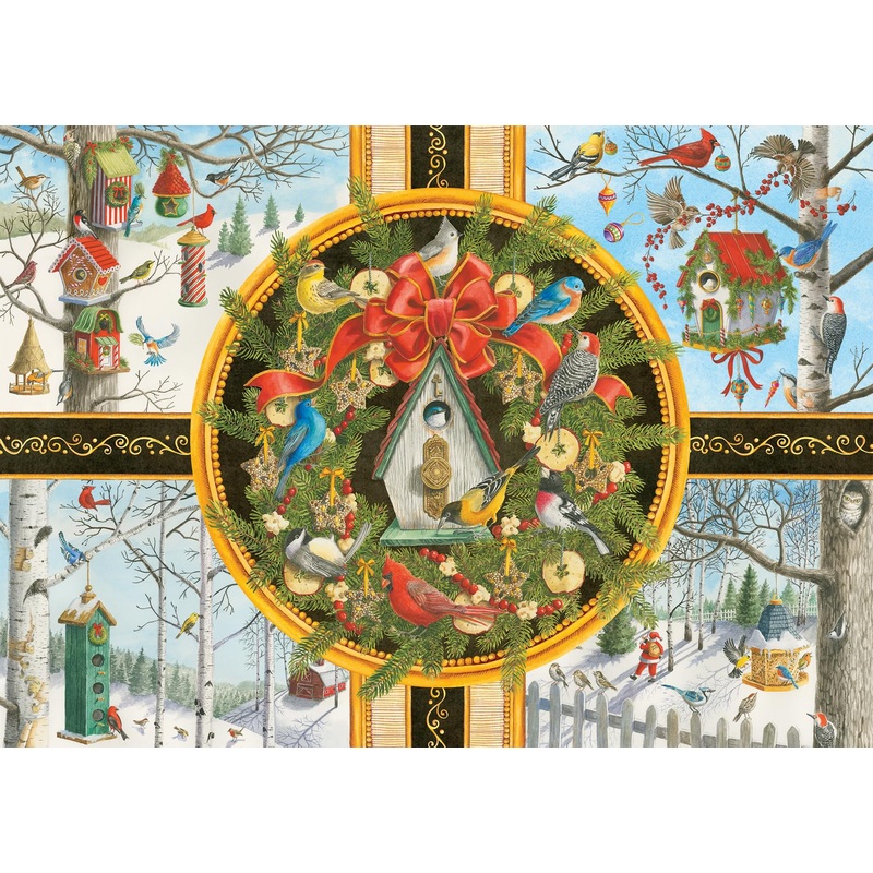 Ravensburger Christmas Songbirds 500 Piece Jigsaw Puzzle For Adults - 16835 - Every Piece Is Unique, Softclick Technology Means Pieces Fit Together Perfectly