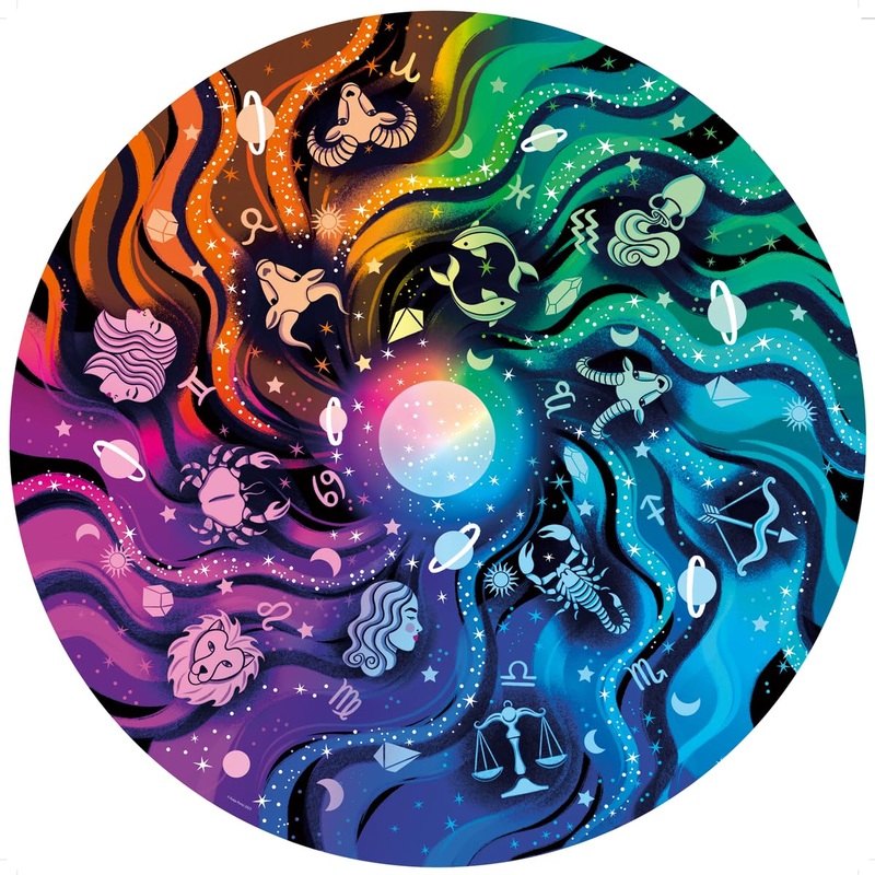 Ravensburger Circle Of Colors: Astrology 500 Piece Jigsaw Puzzle For Adults -12000819 - Handcrafted Tooling, Made In Germany, Every Piece Fits Together Perfectly