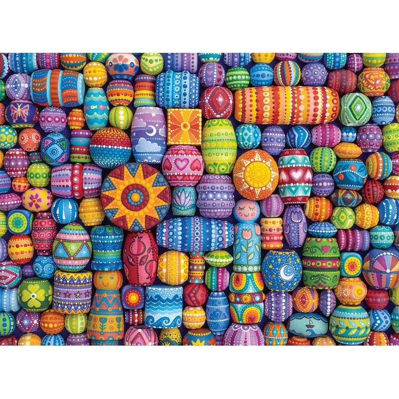 Ravensburger Color Your World Series: Happy Beads 500 Piece Jigsaw Puzzle For Adults - 80695 - Handcrafted Tooling, Made In Germany, Every Piece Fits Together Perfectly