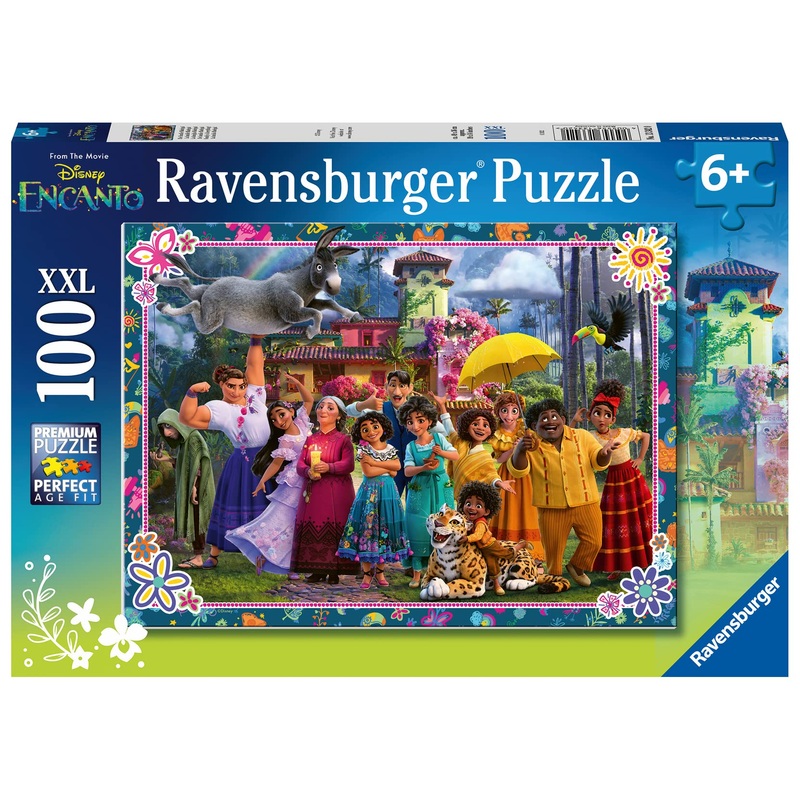 Ravensburger Disney Encanto Puzzle - Engaging 100-Piece Jigsaw | Durable And Kid-Friendly | Ideal For Ages 6 And Up | Stimulates Brain Development | Fsc Certified For Sustainable Fun
