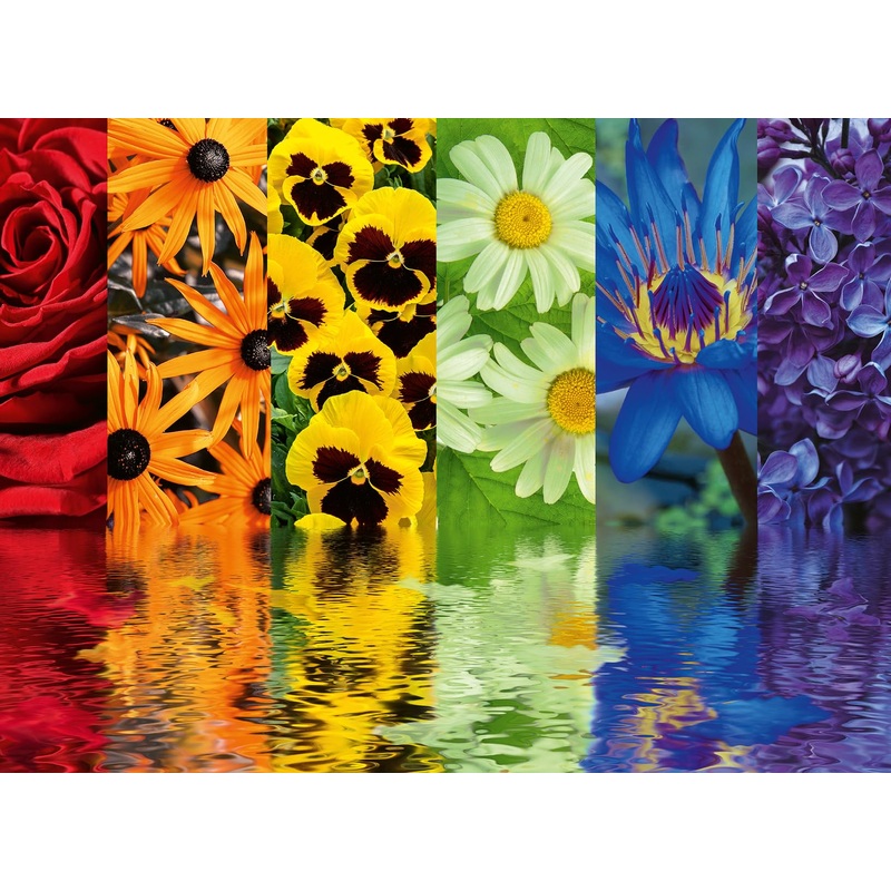 Ravensburger Floral Reflections 500 Piece Jigsaw Puzzle For Adults - 12000213 - Handcrafted Tooling, Made In Germany, Every Piece Fits Together Perfectly