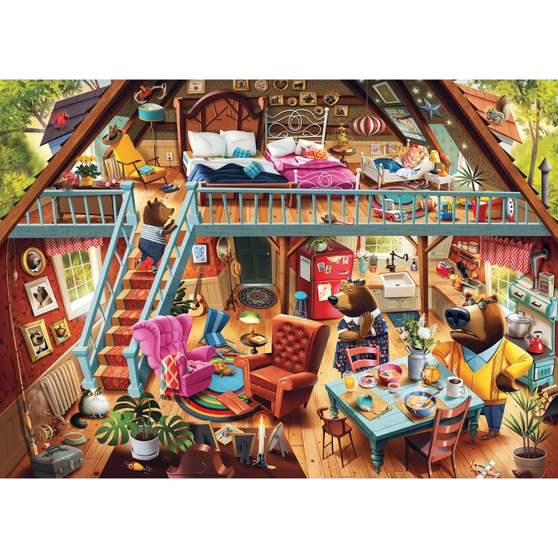 Ravensburger Goldilocks Gets Caught! 1000 Piece Jigsaw Puzzle For Adults | Unique Softclick Technology | Vibrant, Glare-Free Finish | Durable Quality | Fsc Certified